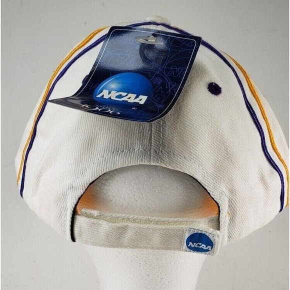 LSU TIGERS Adjustable Back Baseball Hat 3D Purple Yellow Fighting Tigers NWT - Picture 5 of 12